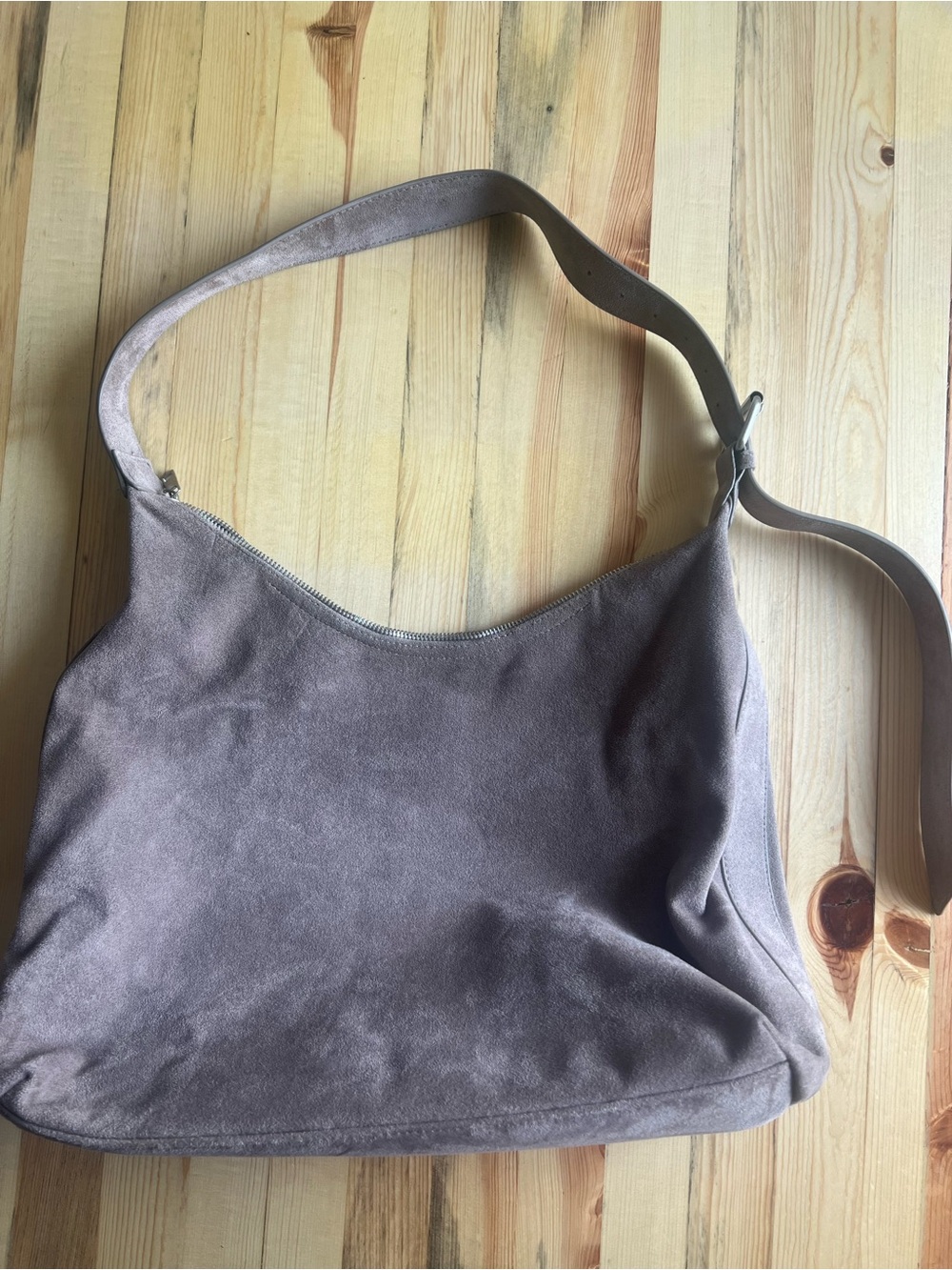 Old Navy Suede Shoulder Bag in Taupe